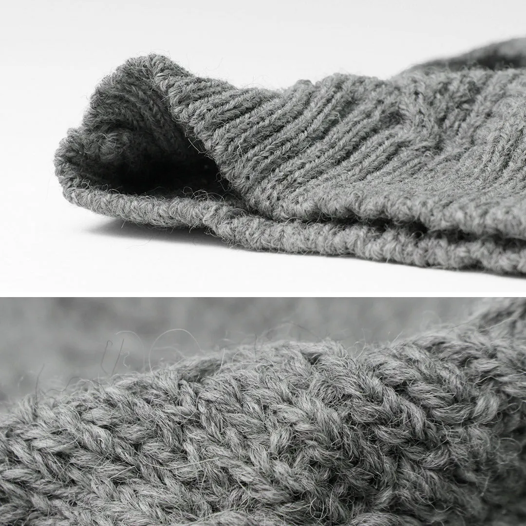 【30％OFF】OLD DERBY KNITWEAR（オールドダービーニットウェア） アラン クループルオーバー