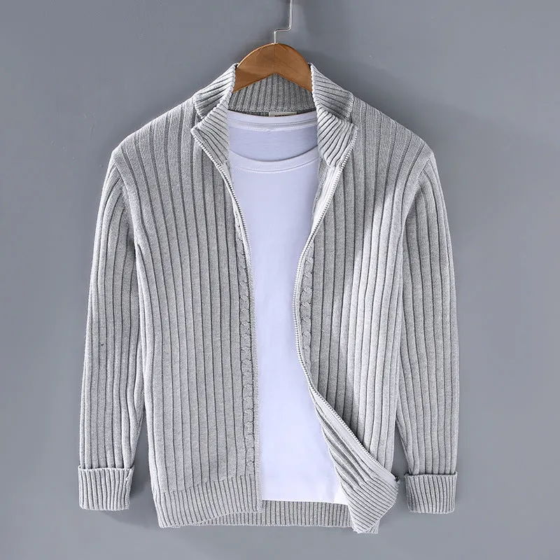 Andreas | Elegant Men's Cable Knit Sweater