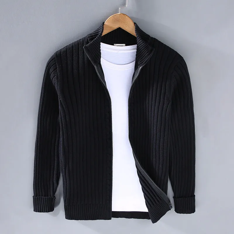 Andreas | Elegant Men's Cable Knit Sweater
