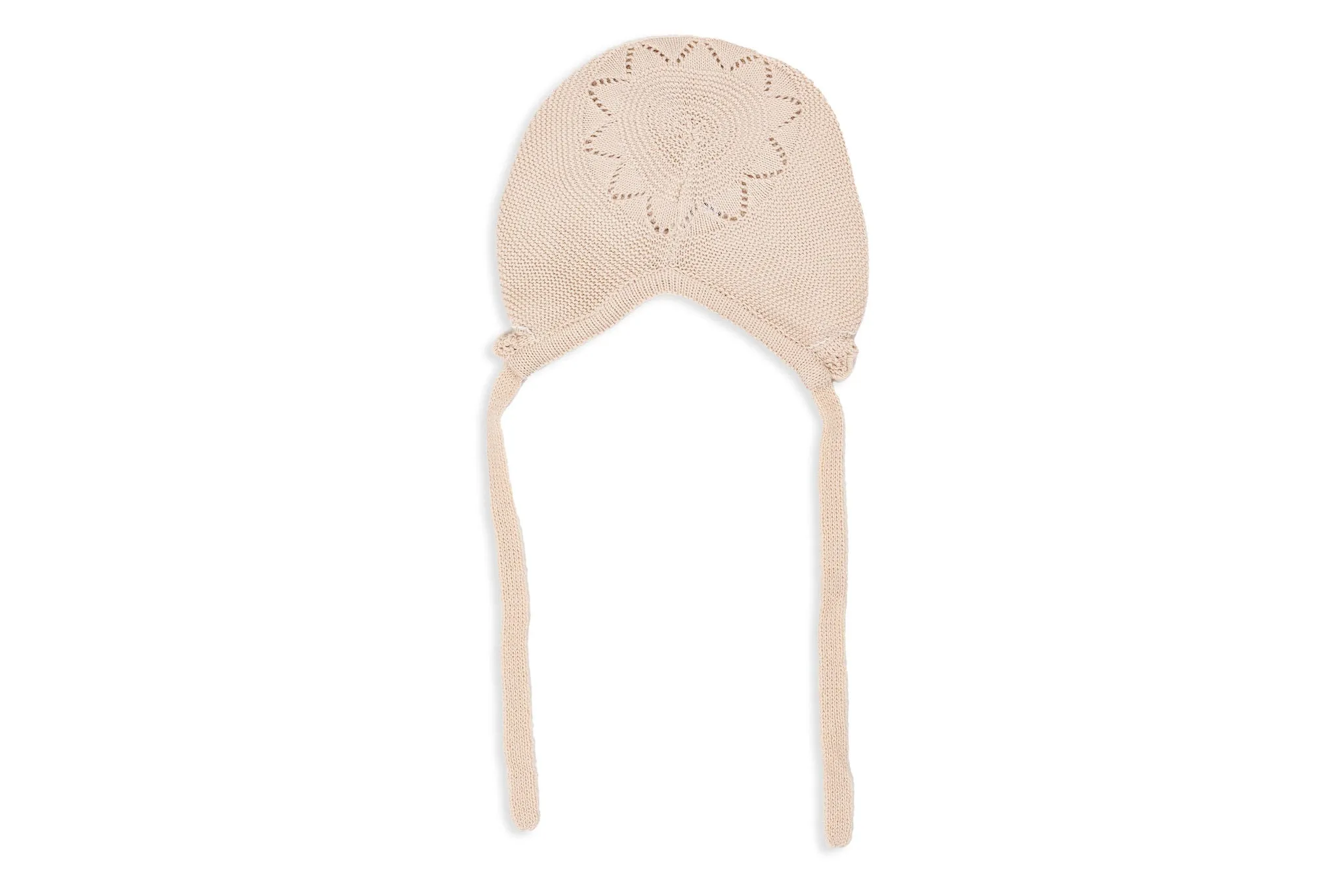 Beige Sand Three-Piece Knit Baby Set
