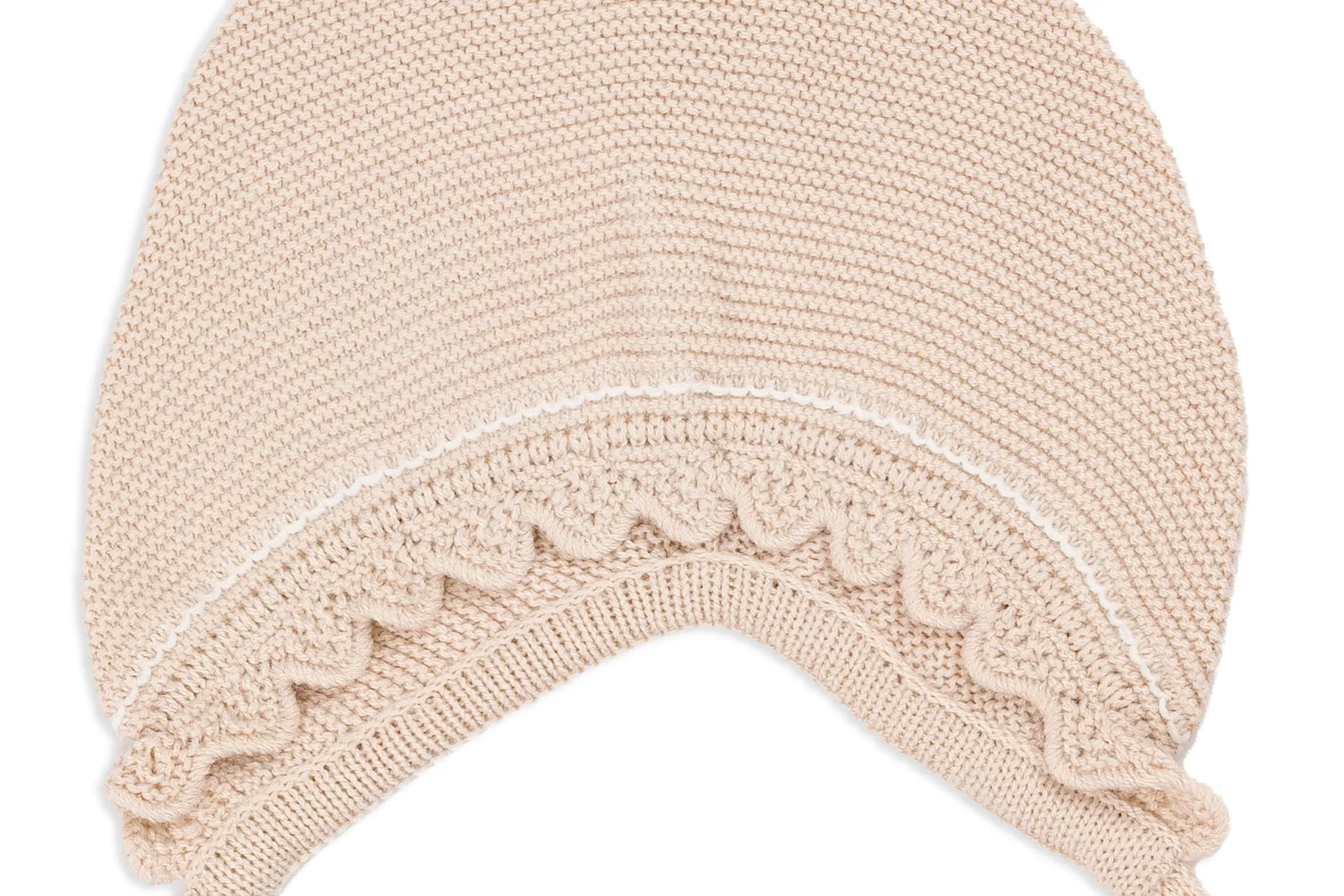 Beige Sand Three-Piece Knit Baby Set