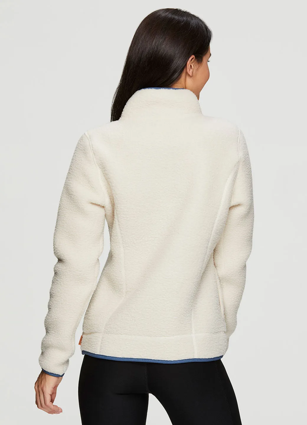 Berber 1/4 Zip Mock Neck Pullover