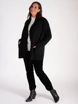 Black Fringe Detail Cardigan