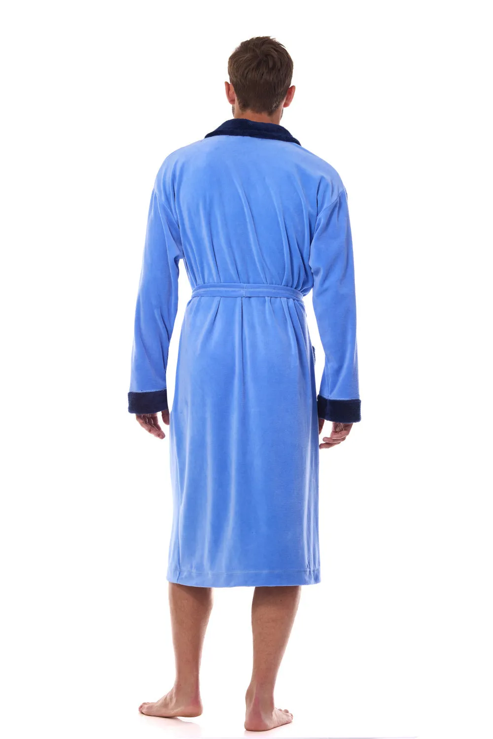 blue - Bathrobe model 199722 L&L collection