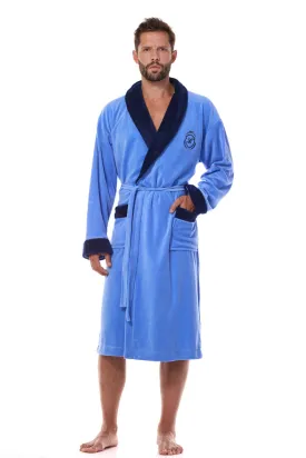 blue - Bathrobe model 199722 L&L collection