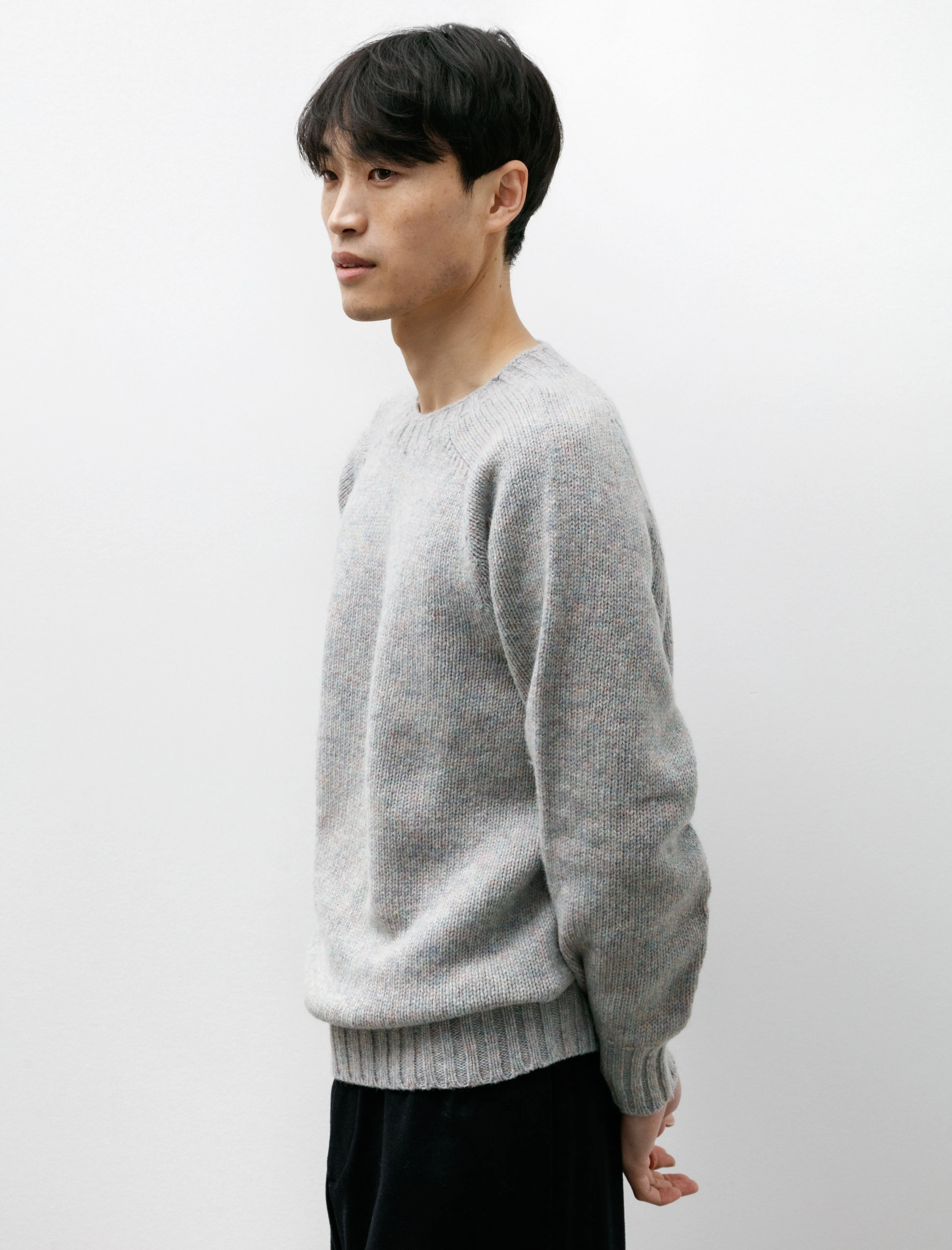 Boxy Space Knit Pullover Galaxy