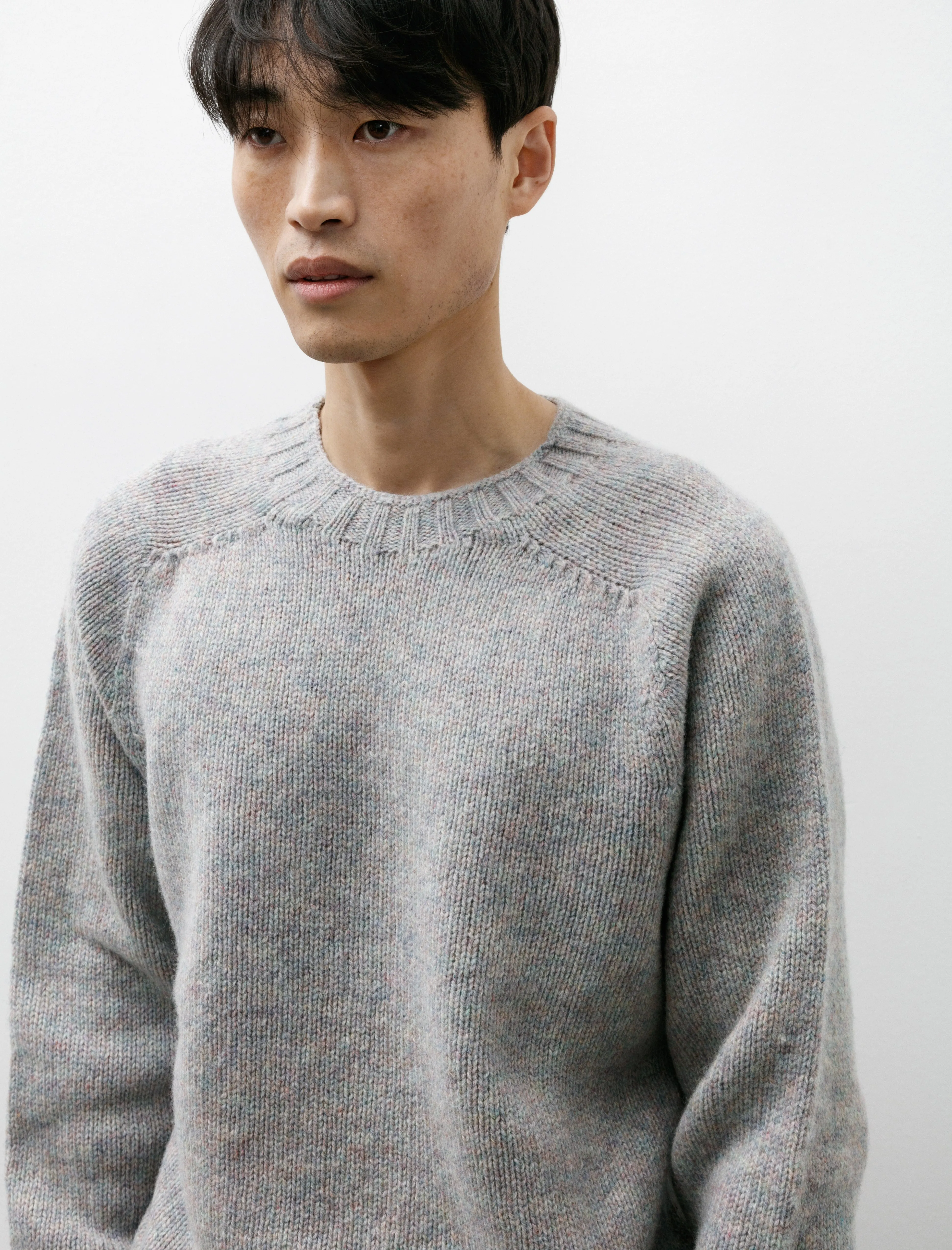 Boxy Space Knit Pullover Galaxy
