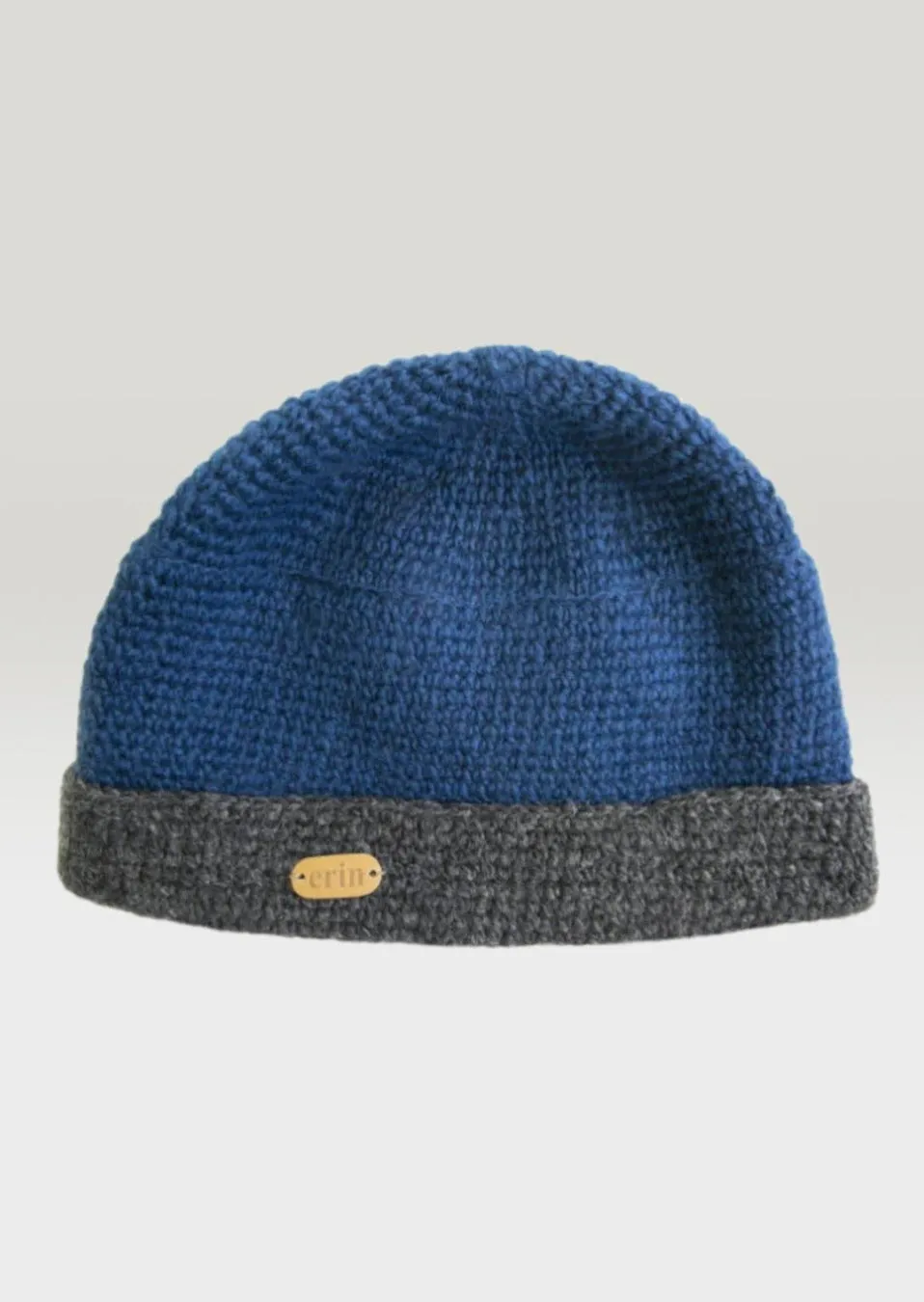 Charcoal Rib Pullon Hat | Blue Charcoal