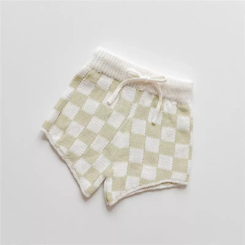 Checkered Casual Knitwear