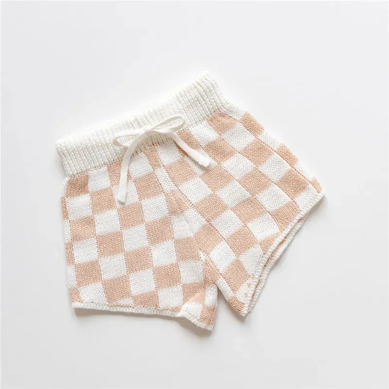 Checkered Casual Knitwear
