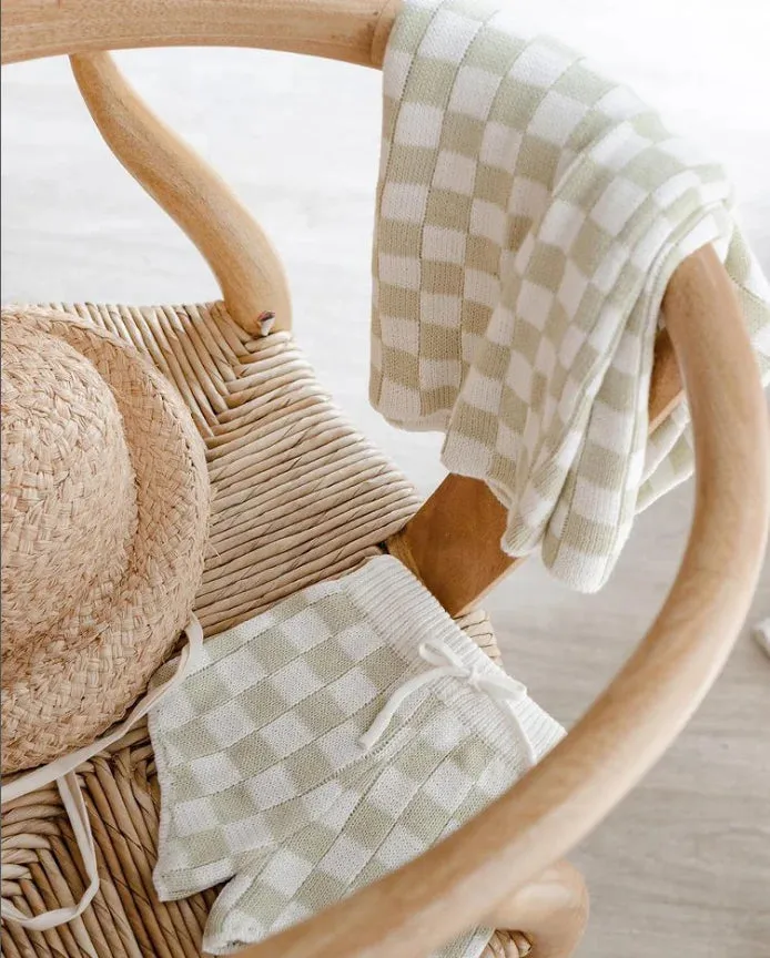 Checkered Casual Knitwear