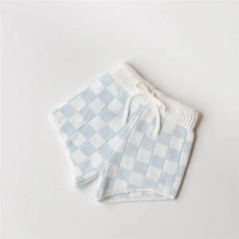 Checkered Casual Knitwear