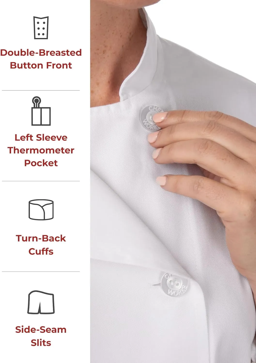 Chef Works Women's Le Mans Chef Coat