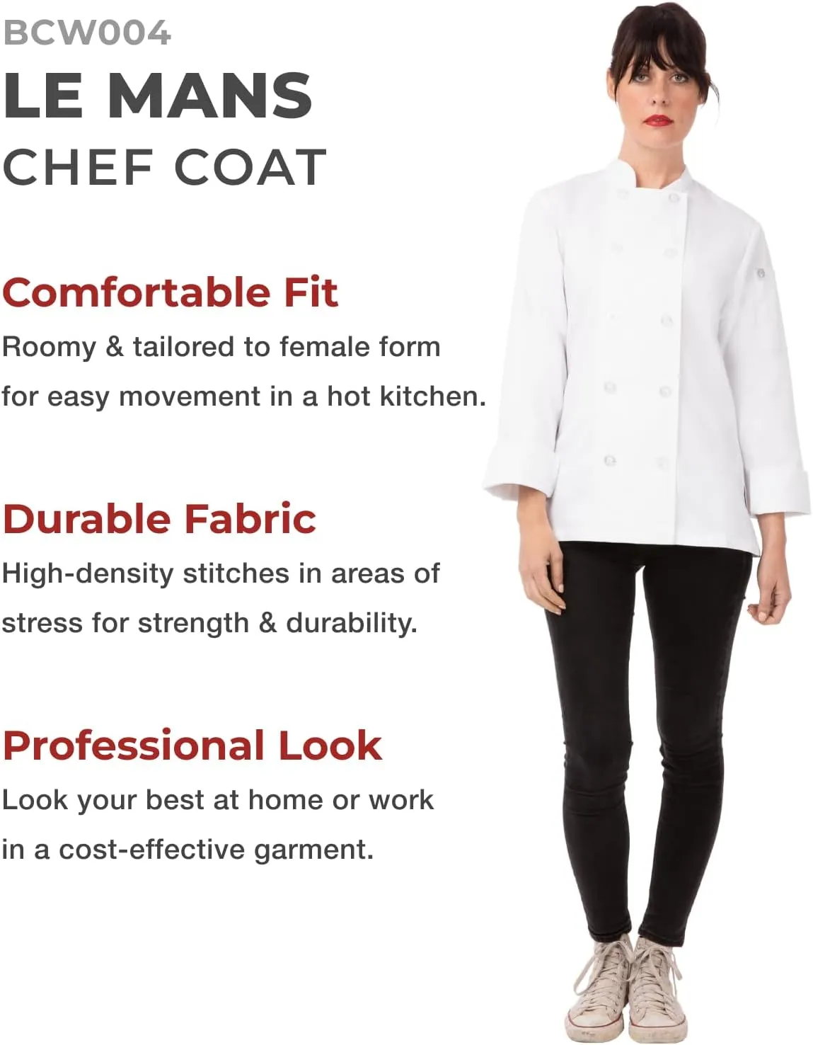 Chef Works Women's Le Mans Chef Coat