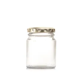 Consol Glass Pickle Jar 125ml with Gold lid
