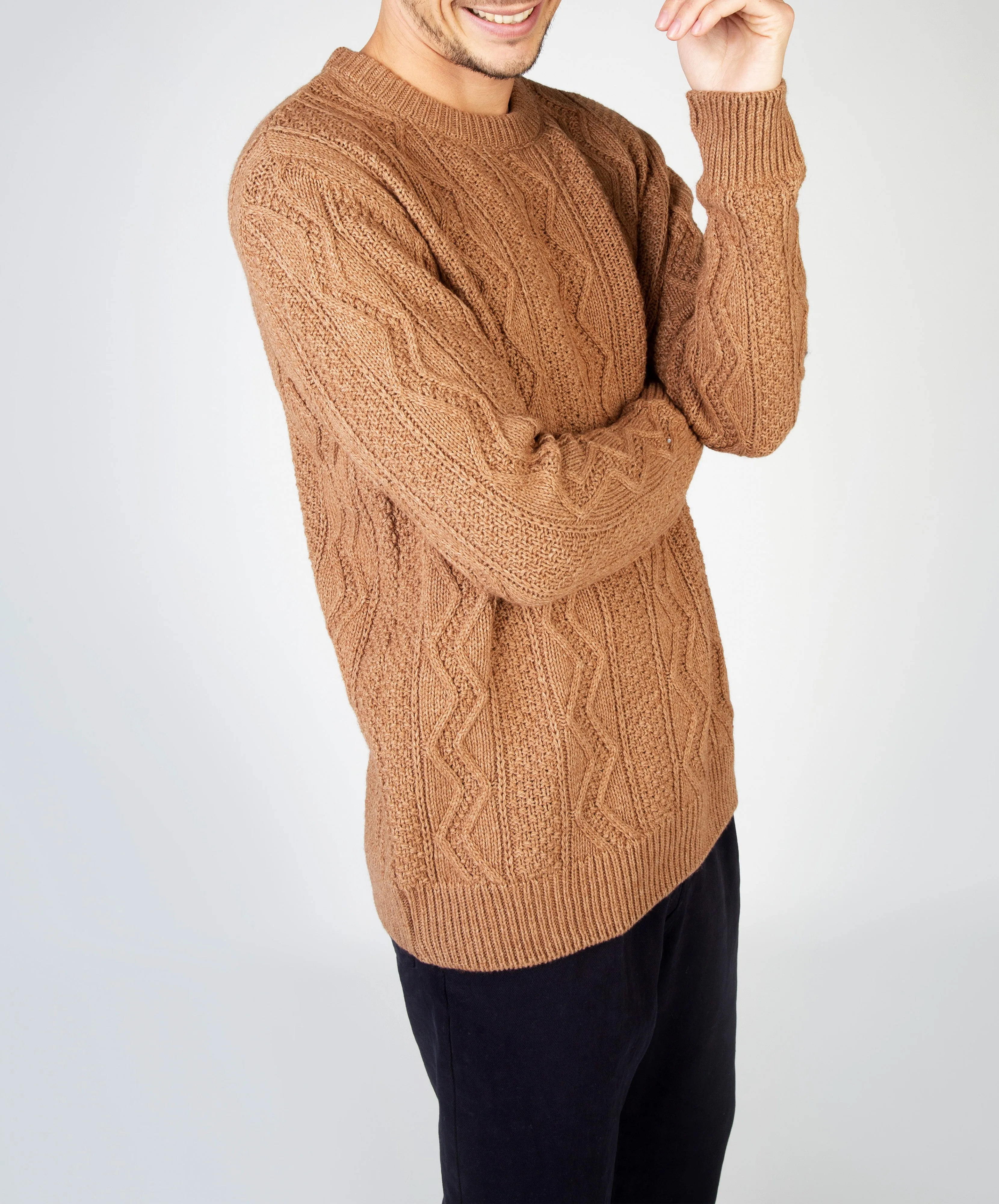 Cosan Crew Neck Sweater Nutmeg