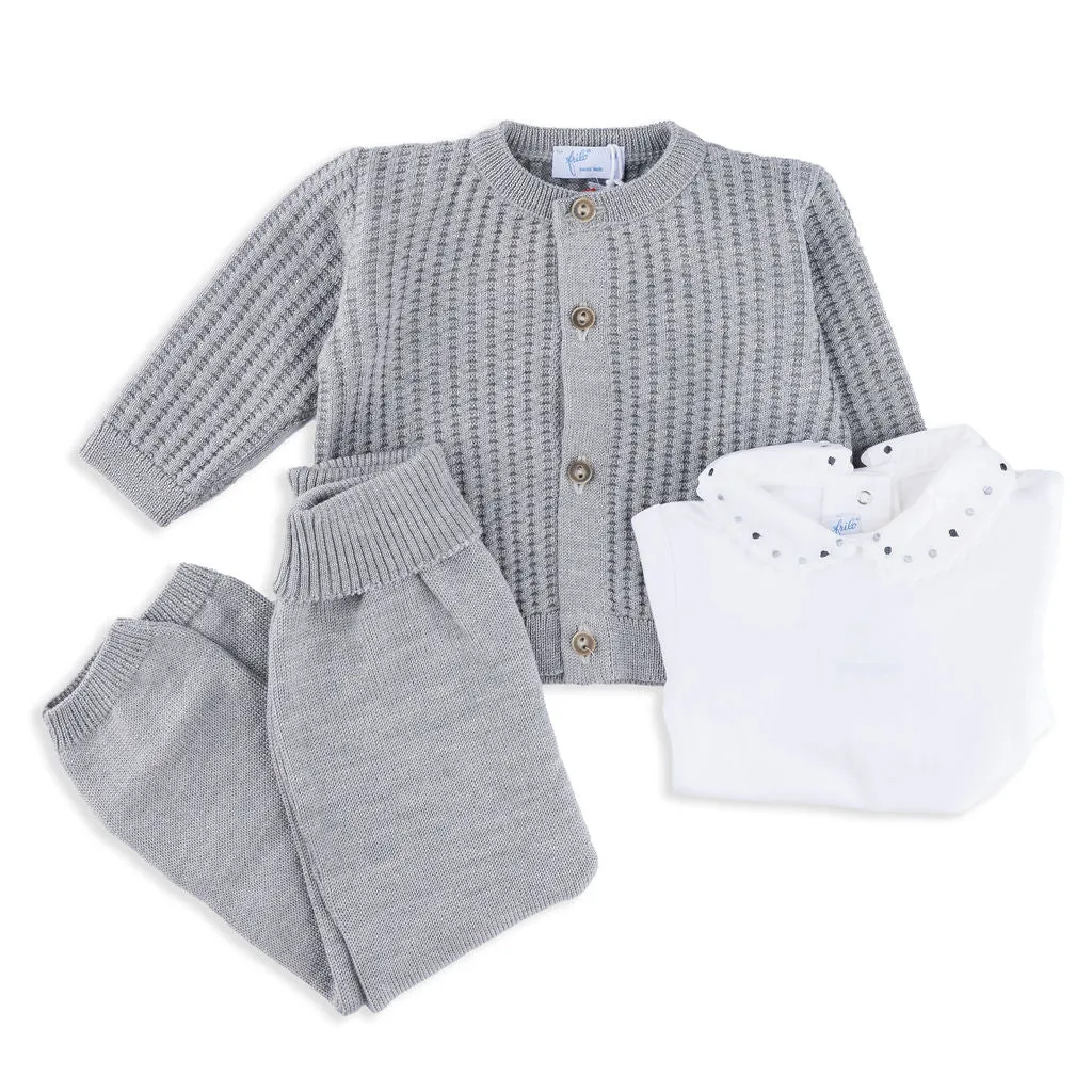 Crosby Grey Merino Wool Pants