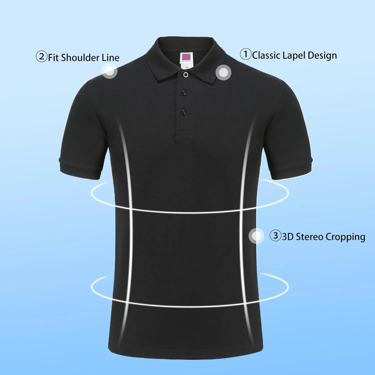 Custom Polo Shirt Design Your Own Text Logo Photo Name - Customized Personalized Polo Shirts for Men Women Front Back Print