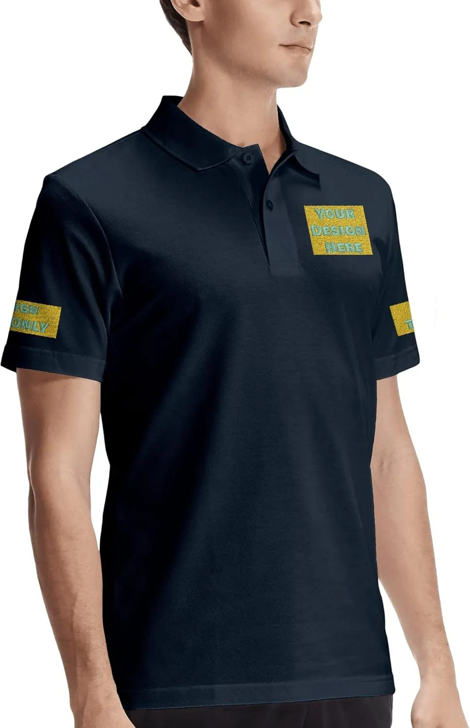 Custom Polo Shirts Design Your Own Logo Photo Name Customized for Men Company Polos Personalized Golf Tshirts S-4XL
