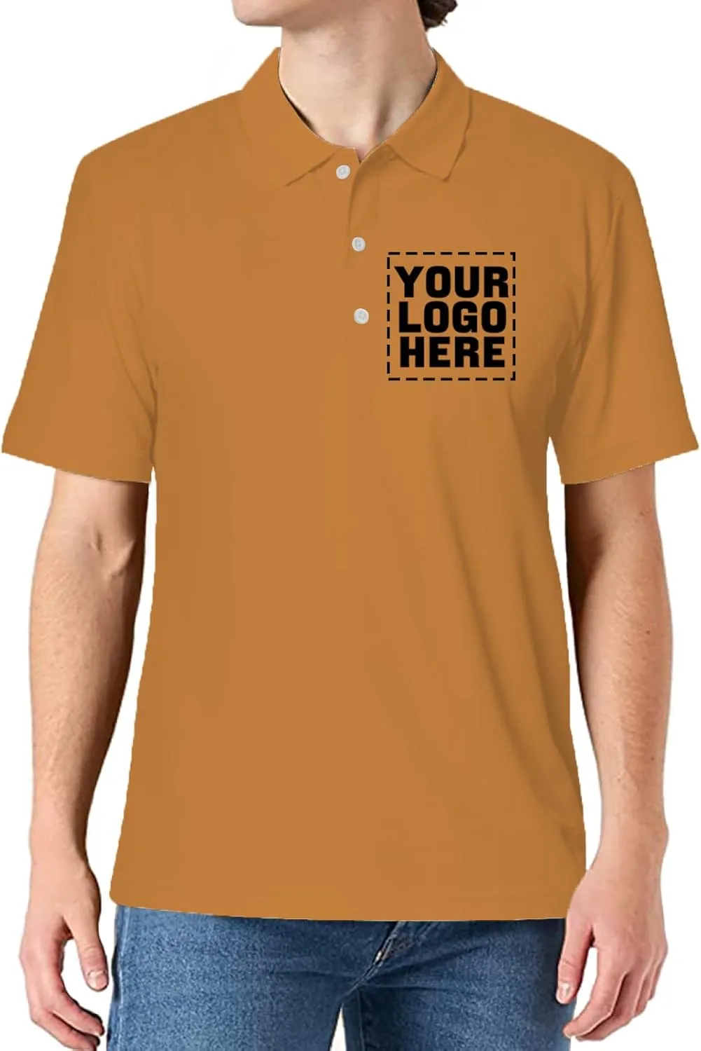 Custom Polo Shirts for Women Add Your Own Image Text Jersey Shirts for Men Personalized Design Polo Logo Shirts