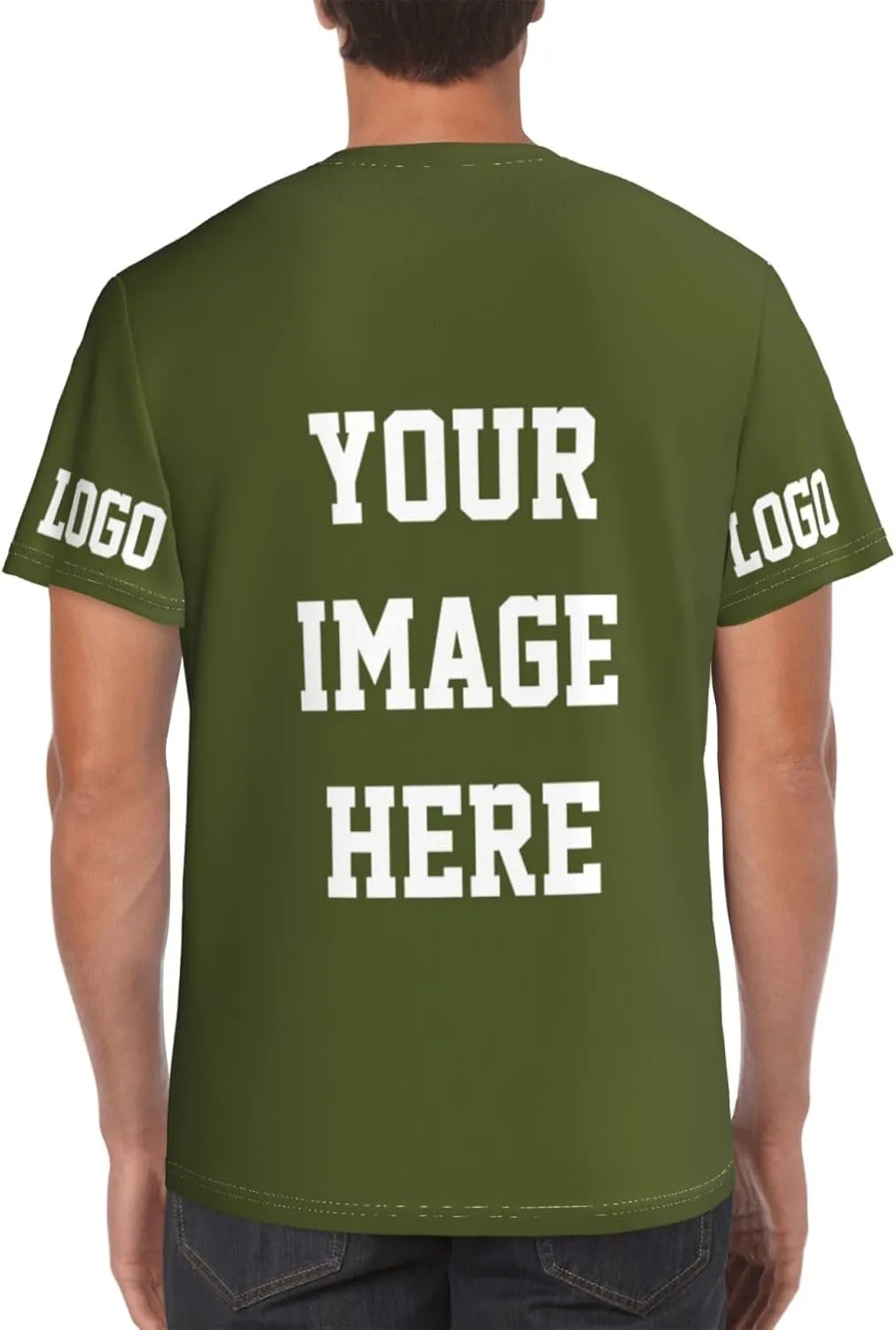 Custom Tshirts for Men Women Design Your Own Personalized T Shirt Customized T-Shirts Shirts Tee Add Text Photo Logo
