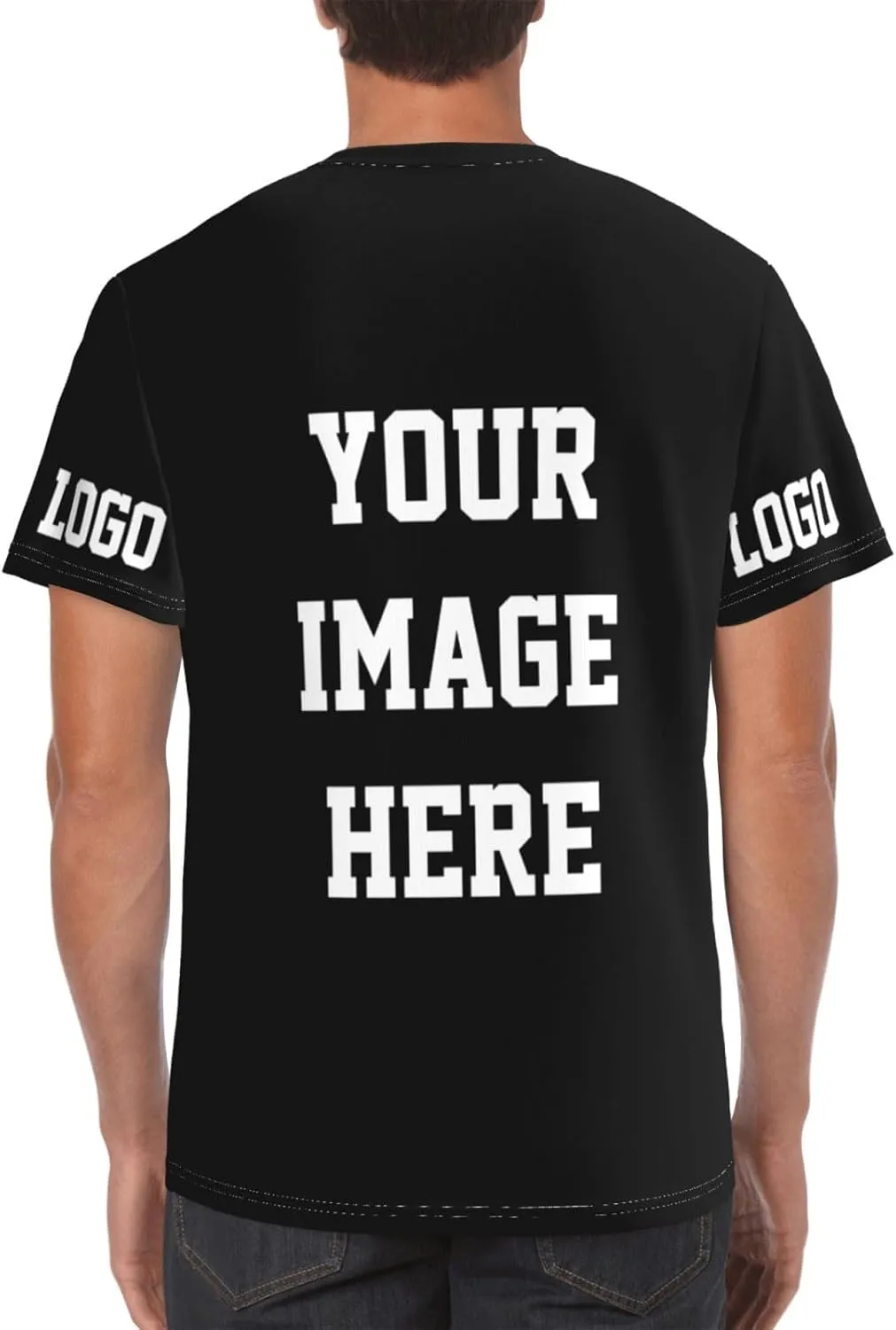 Custom Tshirts for Men Women Design Your Own Personalized T Shirt Customized T-Shirts Shirts Tee Add Text Photo Logo