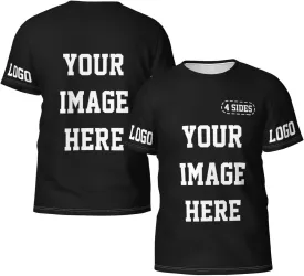 Custom Tshirts for Men Women Design Your Own Personalized T Shirt Customized T-Shirts Shirts Tee Add Text Photo Logo