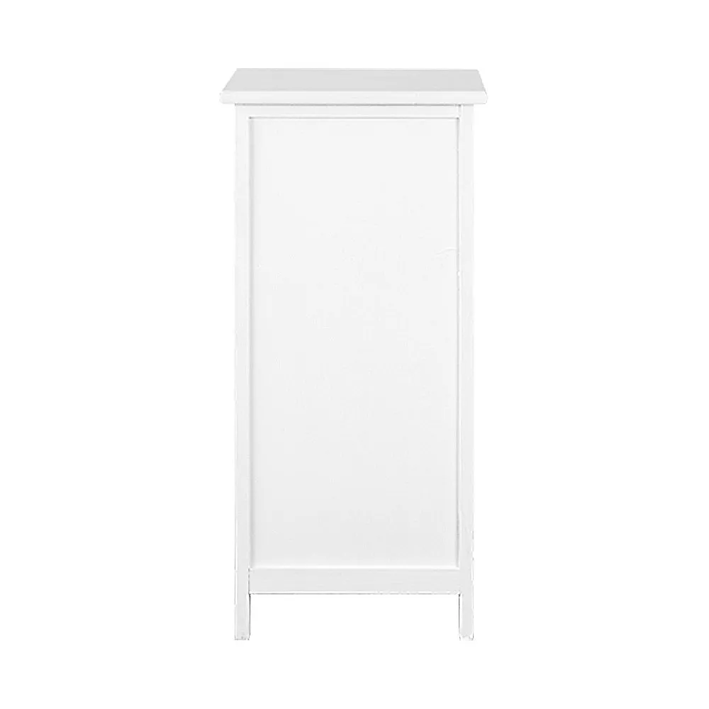 Durable 3-Drawer Bedside Table with Wall Mount - Artiss