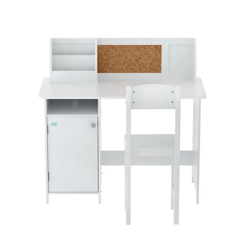 Durable Kids Table & Chair Set w/ Storage - Keezi