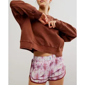 Free People Intercept Pullover - Argon Oil