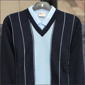Gabicci M01 Navy V Neck^