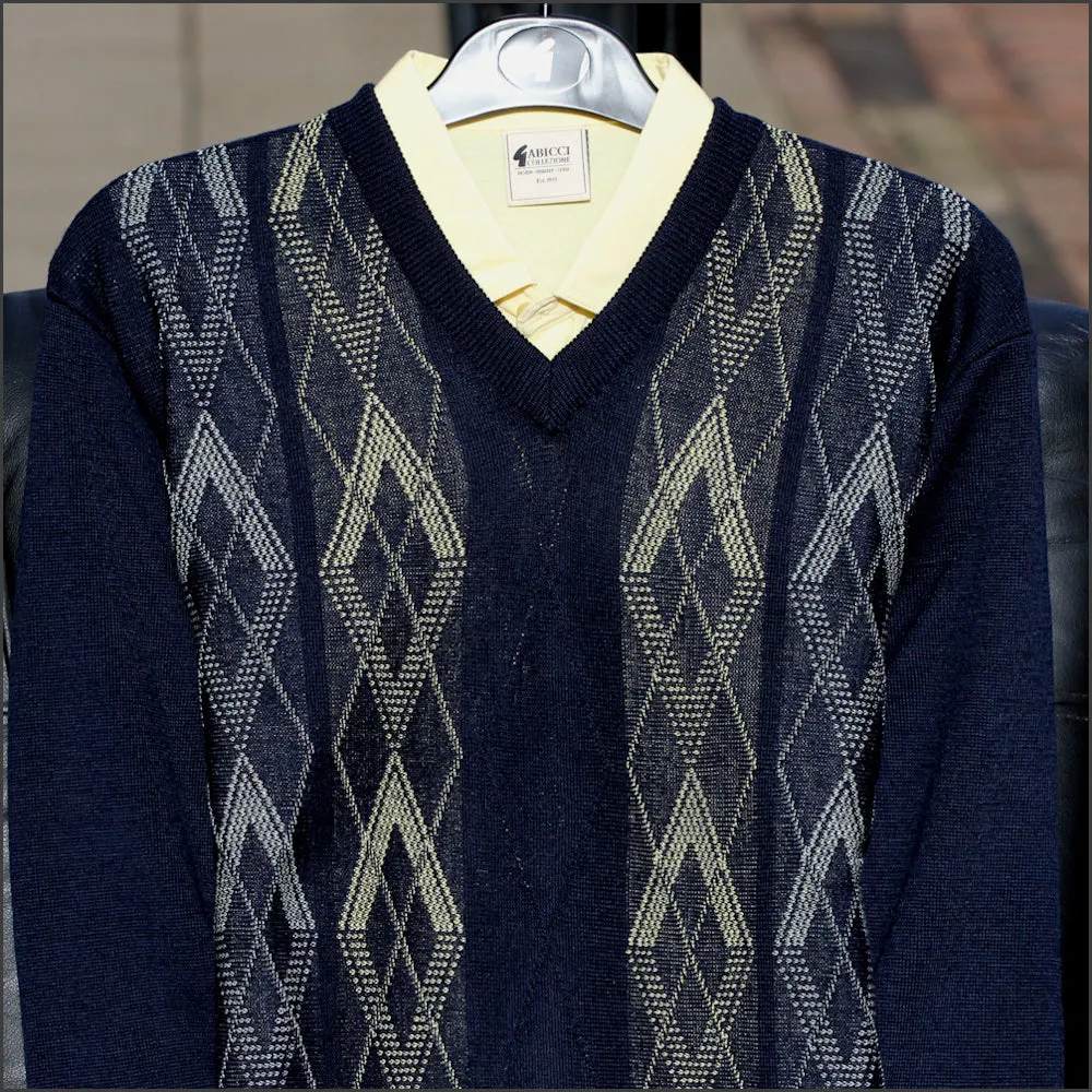 Gabicci M03 Navy V Neck^