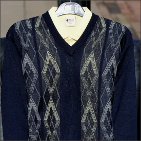 Gabicci M03 Navy V Neck^