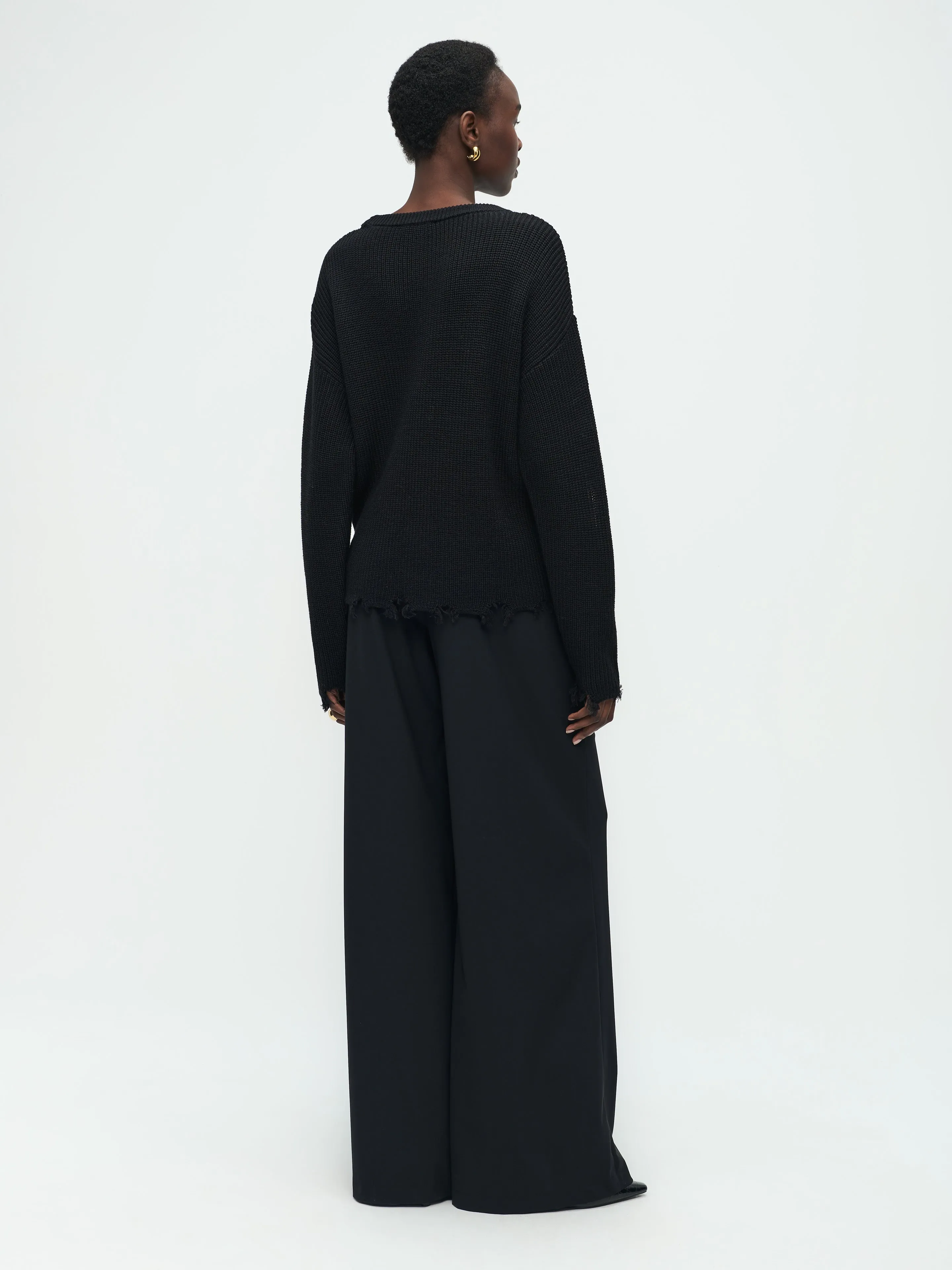 Holes Pullover | Black