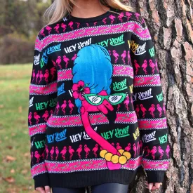 Hon Flamingo (Black) / Knit Sweater