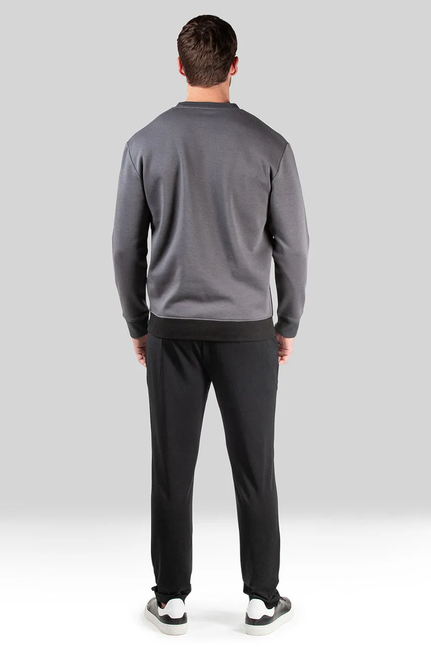 Isamu Brushed Fleece Pullover Sweatshirt