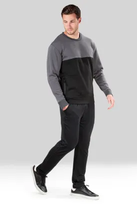 Isamu Brushed Fleece Pullover Sweatshirt