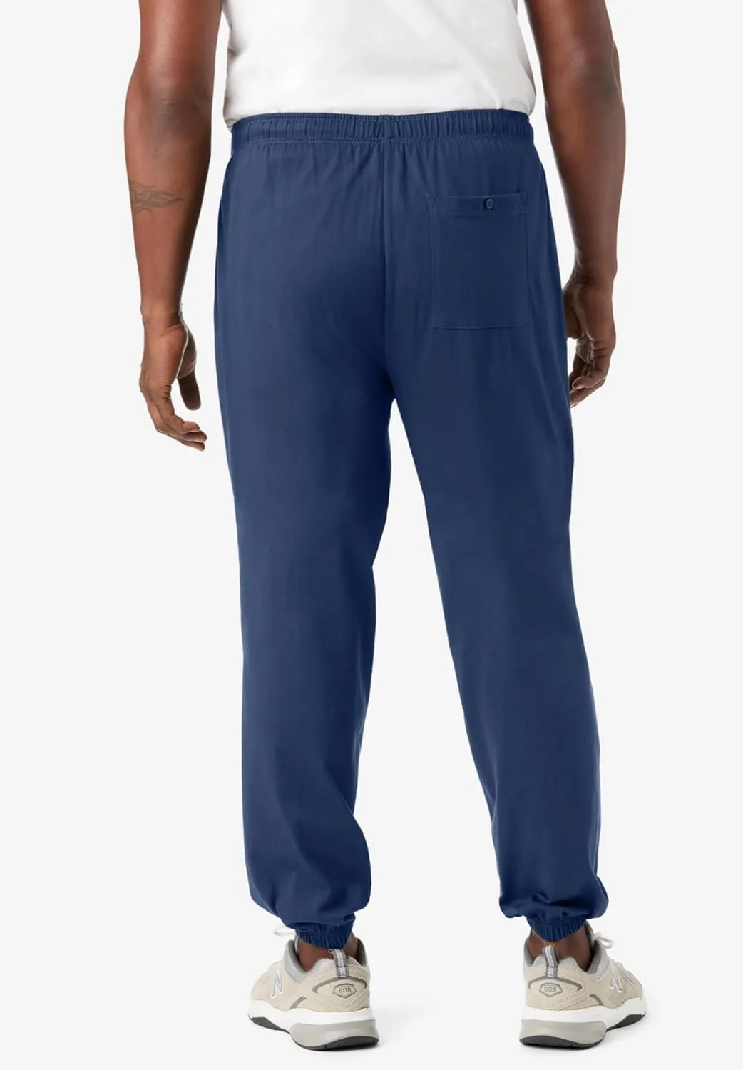 KingSize Men's Big & Tall Lightweight Elastic Cuff Sweatpants