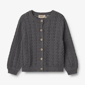 Knit Cardigan Celia - stormy blue