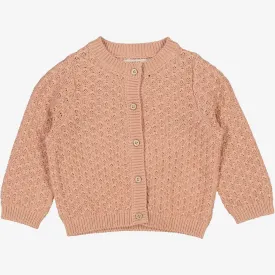 Knit Cardigan Magnella | Baby - rose dawn