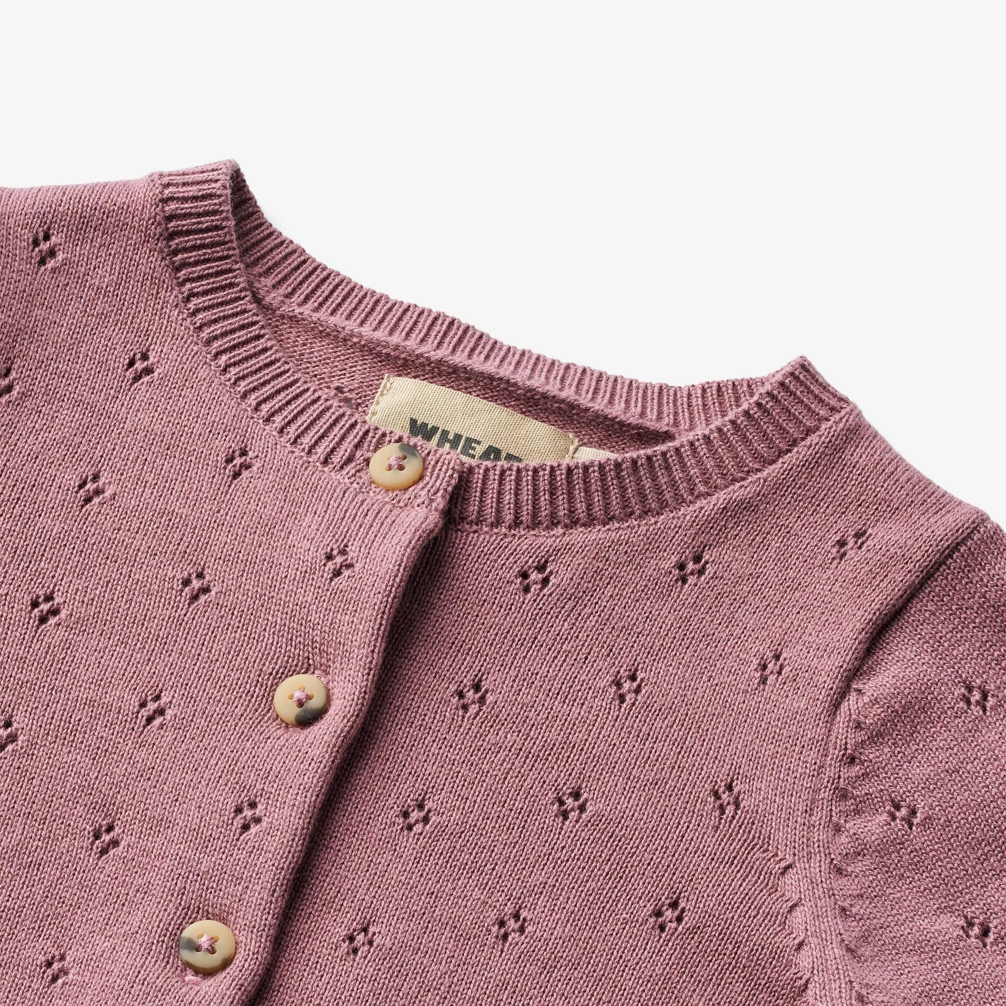 Knit Cardigan Maia | Baby - lavender dawn