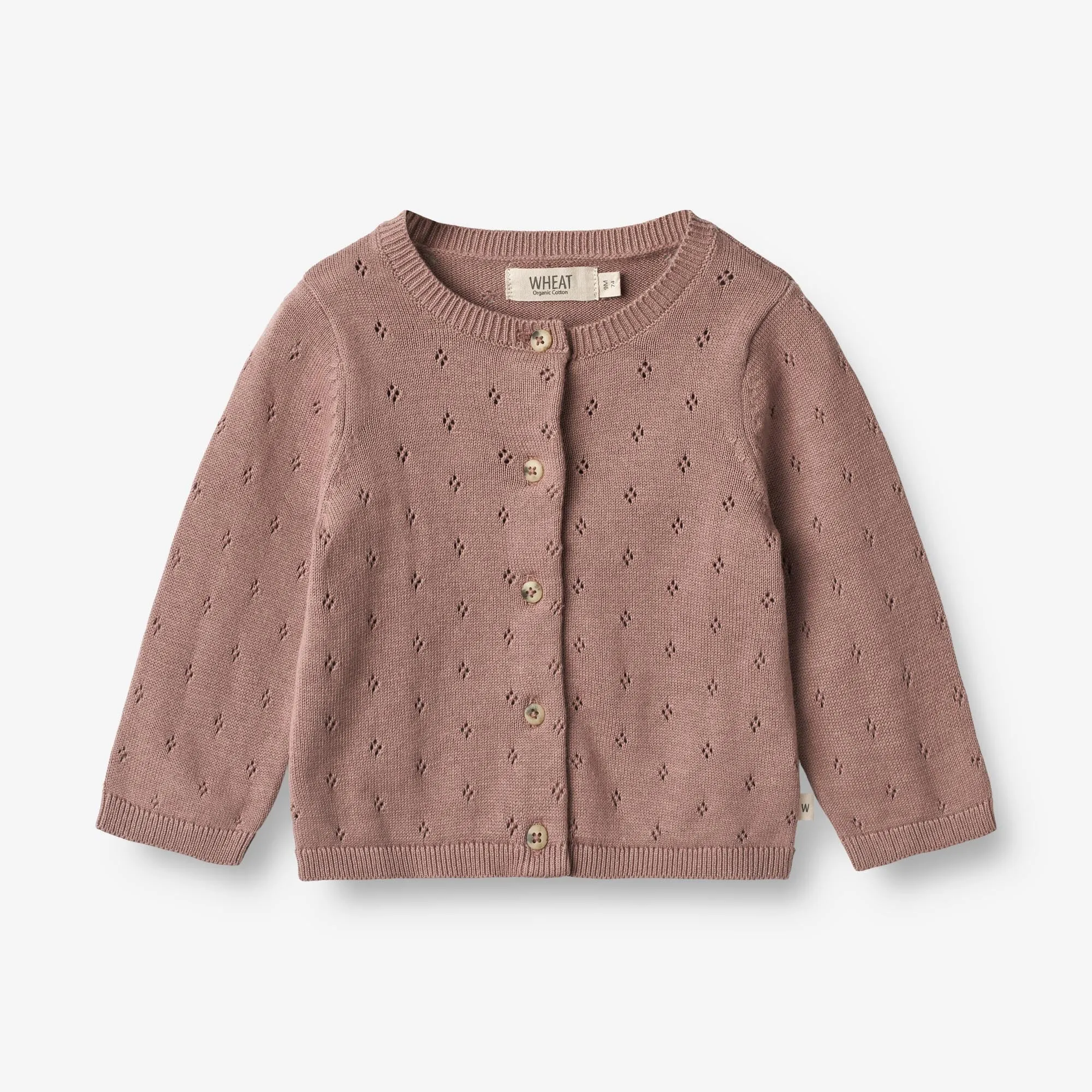 Knit Cardigan Maia | Baby - lavender rose