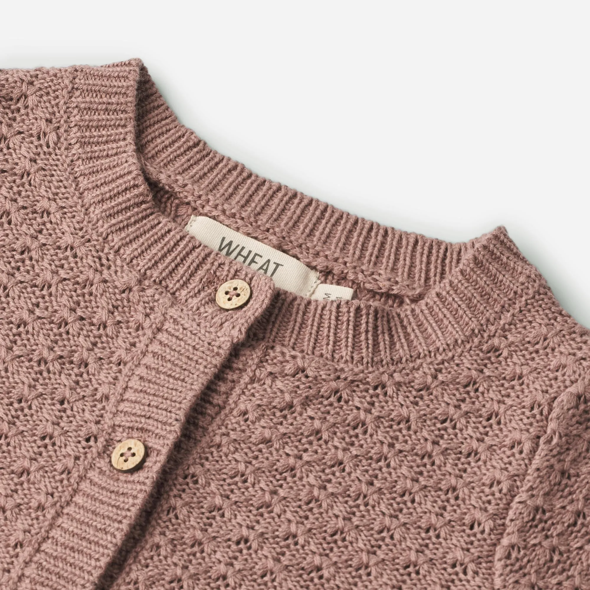 Knit Cardigan Maia | Baby - lavender rose