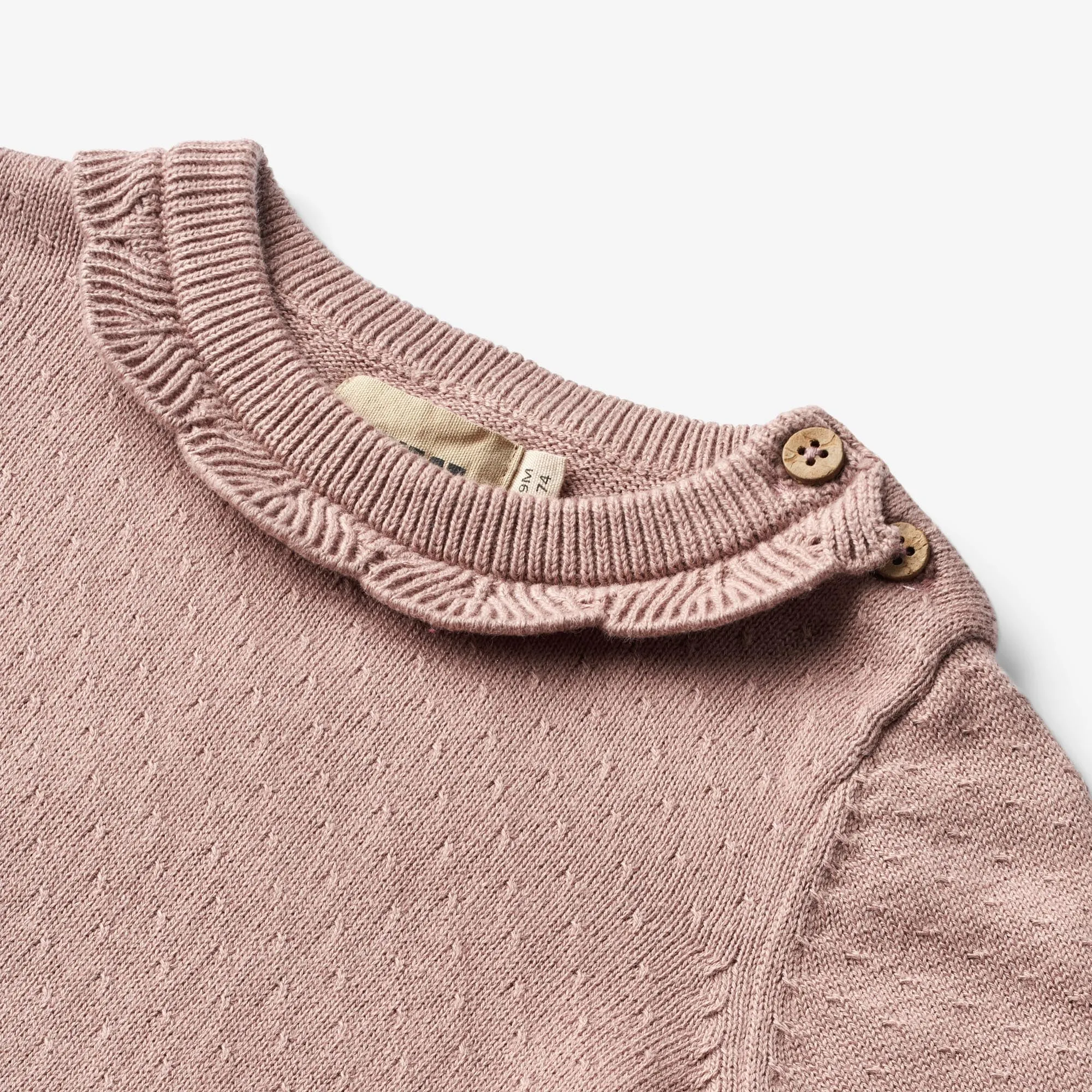 Knit Dress Nannie - dry rose