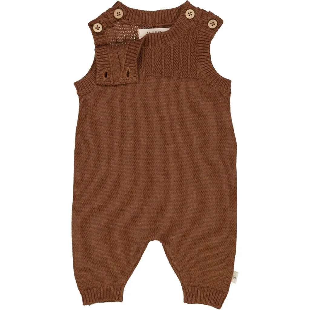 Knit Romper Vigge - dry clay