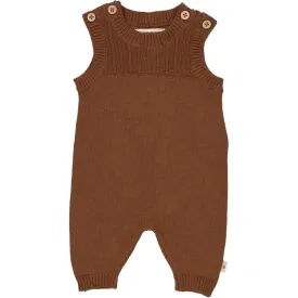 Knit Romper Vigge - dry clay