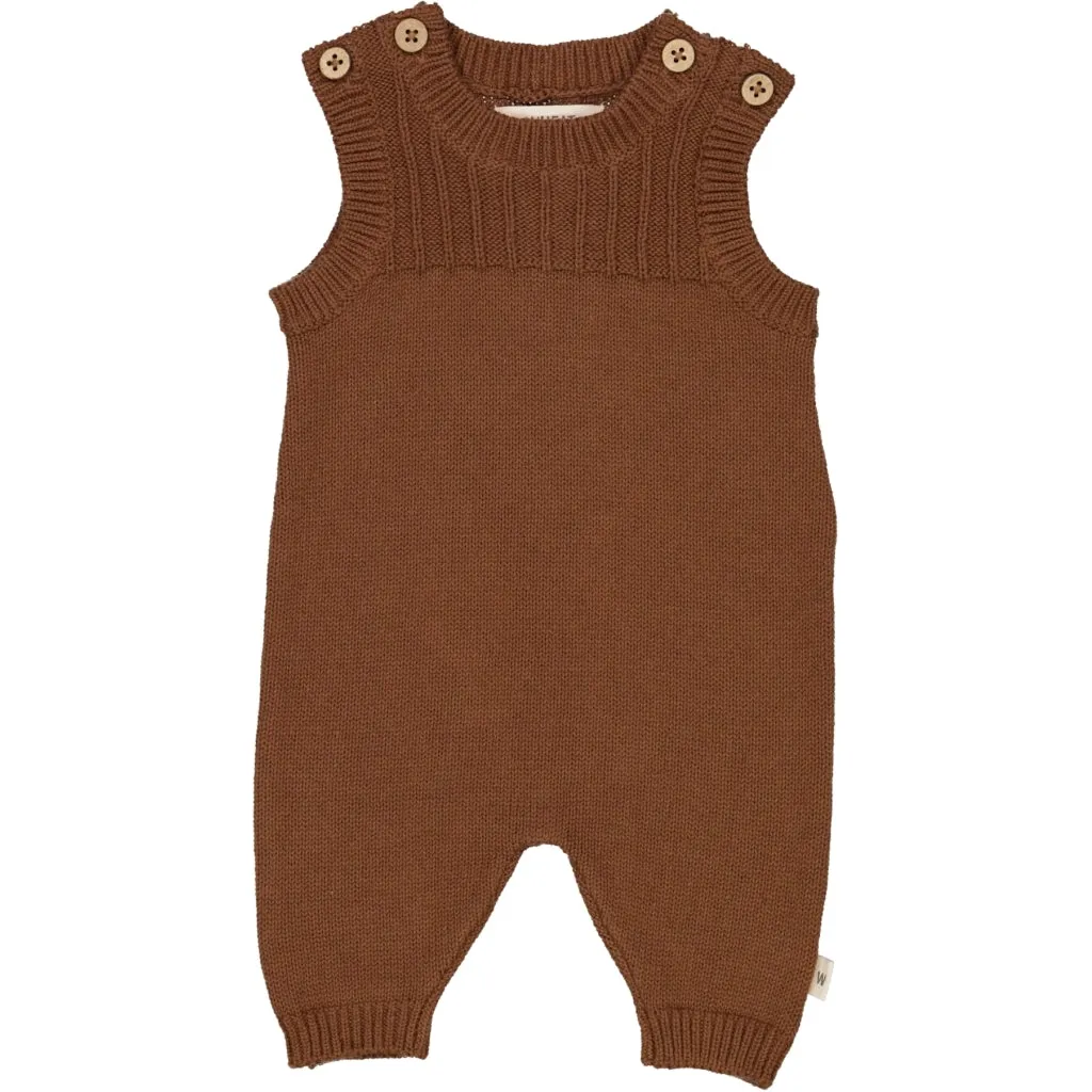Knit Romper Vigge - dry clay