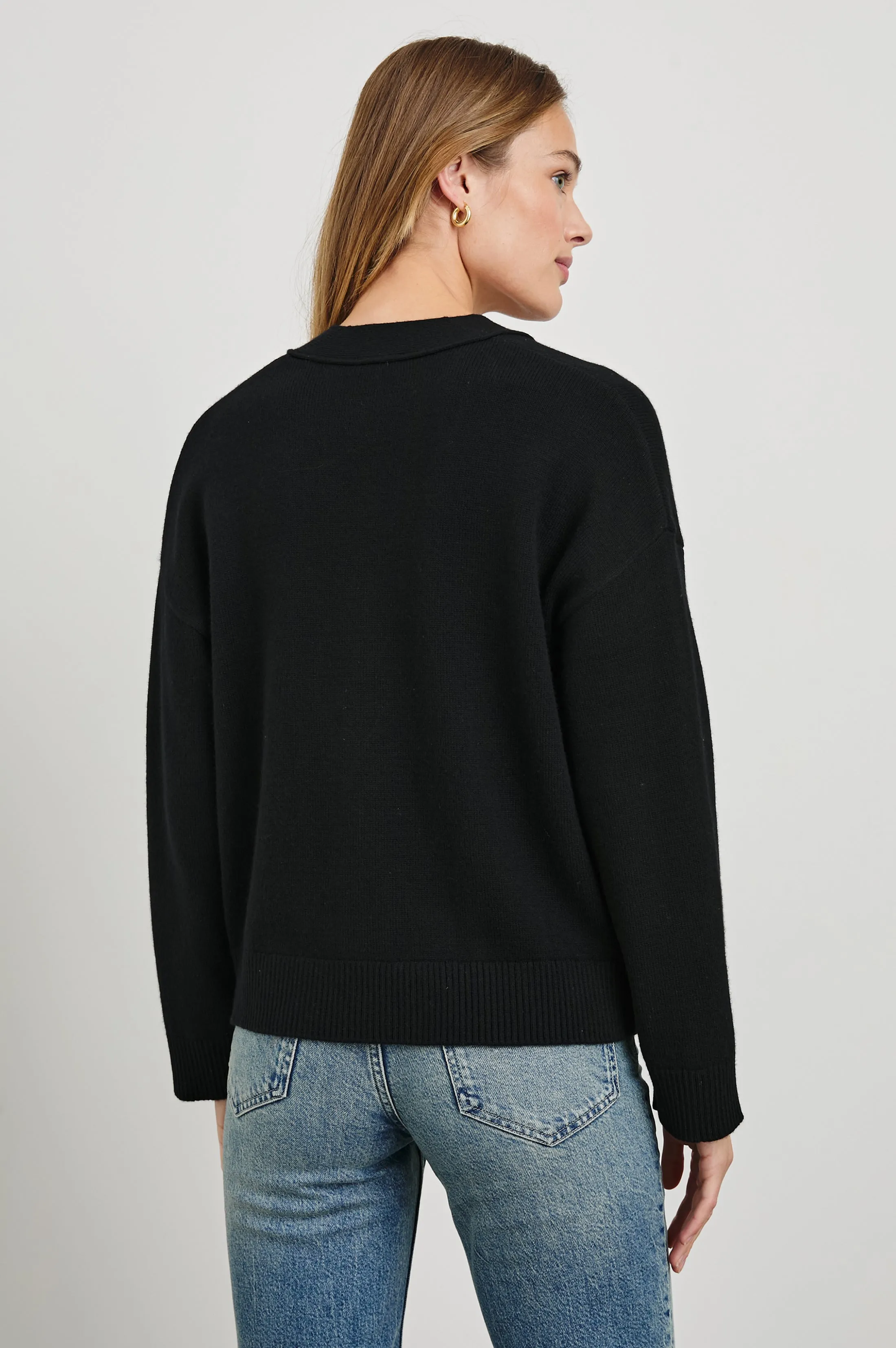 LINDI CARDIGAN - BLACK