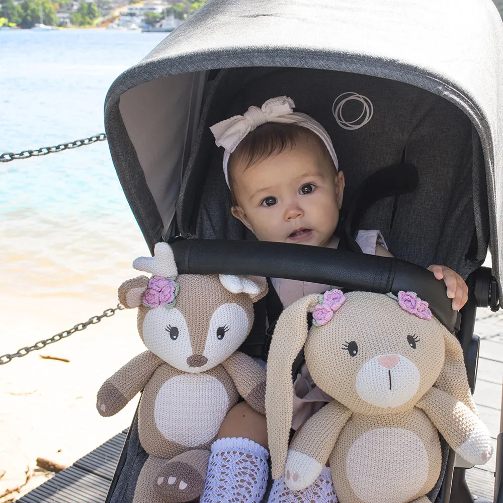 Living Textiles Knitted Soft Toy-Ava the Fawn