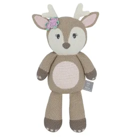 Living Textiles Knitted Soft Toy-Ava the Fawn